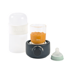 Beaba Baby Bottle Warmer, 3-in-1 Multifunctional, Ultra Fast, Portable, Travel Friendly, Reheats Milk, Baby Food, Compact Design , 0m+