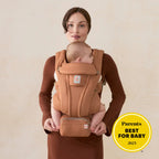 Ergobaby Omni Deluxe Baby Carrier, Lightweight Breathable Soft Mesh, Enhanced Lumbar Support, Adjustable Waistbelt & Cross Straps, Privacy Hood, 4 Carry Positions, 6 Storage Pockets, 3-20Kgs, 0- 4 years ,Canyon Clay