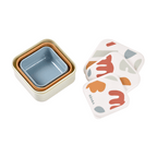 Beaba Snack Box - Easy-to-Open Lids, Stackable, Lightweight, Leak-Resistant, Ideal for Kids Lunches & Snacks Containers and Microwave Safe, Travel Friendly, Set of 3, (500ml, 350ml, 230ml), Multicolor