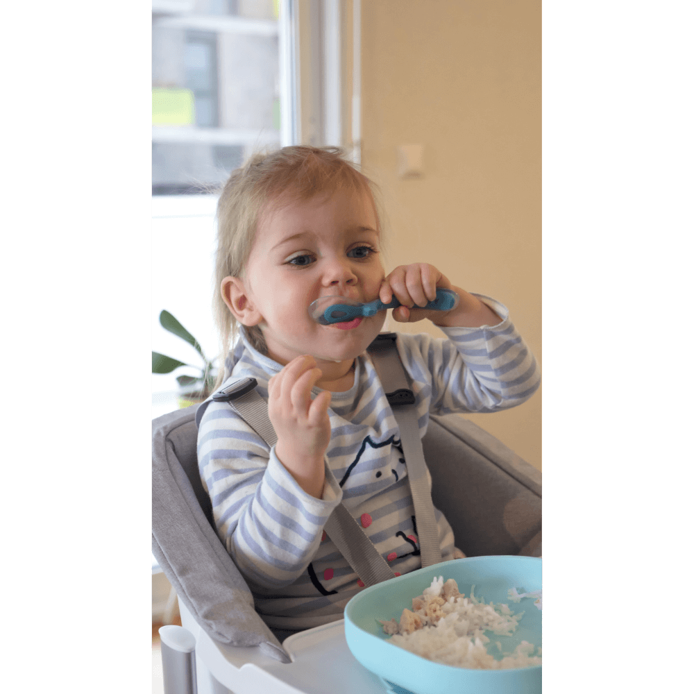 Beaba Silicone Suction Plate for Babies and Toddlers - Ergonomic Design, Non-Slip, Unbreakable, Dishwasher & Microwave Safe, Self Feeding Baby Plate, Easy to Clean, BPA-Free, Mealtime Essential, 4M+