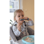 Beaba Silicone Suction Plate for Babies and Toddlers - Ergonomic Design, Non-Slip, Unbreakable, Dishwasher & Microwave Safe, Self Feeding Baby Plate, Easy to Clean, BPA-Free, Mealtime Essential, 4M+