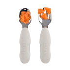 Beaba Set of 2 Stainless Steel Pre-Cutlery Set