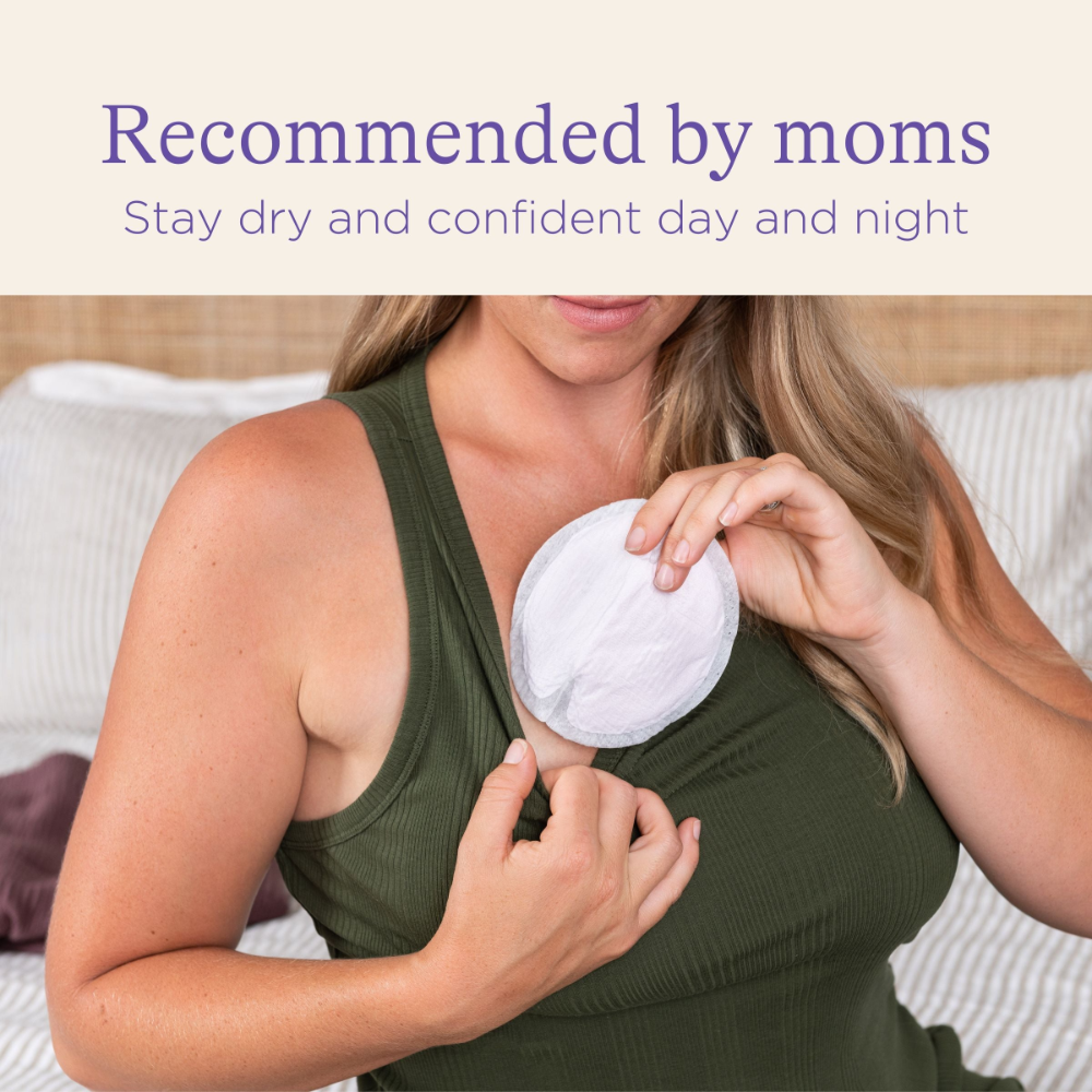 Lansinoh Disposable Nursing Breast Pads - Prevent Leakage, Soft & Skin Friendly, Maximum Absorbency, Individually Wrapped for Convenience