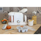 Beaba Pasta & Rice Cooker Attachment for Starchy Baby Food like Dal, Rice, Pasta for Babycook Solo, 350g Capacity, White