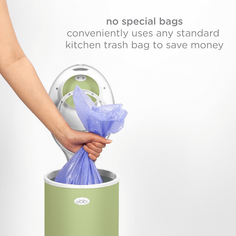 Ubbi Steel Odor Locking Diaper Pail
