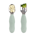 Beaba Set of 2 Stainless Steel Pre-Cutlery Set