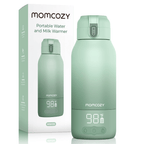 Momcozy Superfast Portable Breast Milk & Water Warmer – Fast Heating, Rechargeable & Travel-Friendly - Green