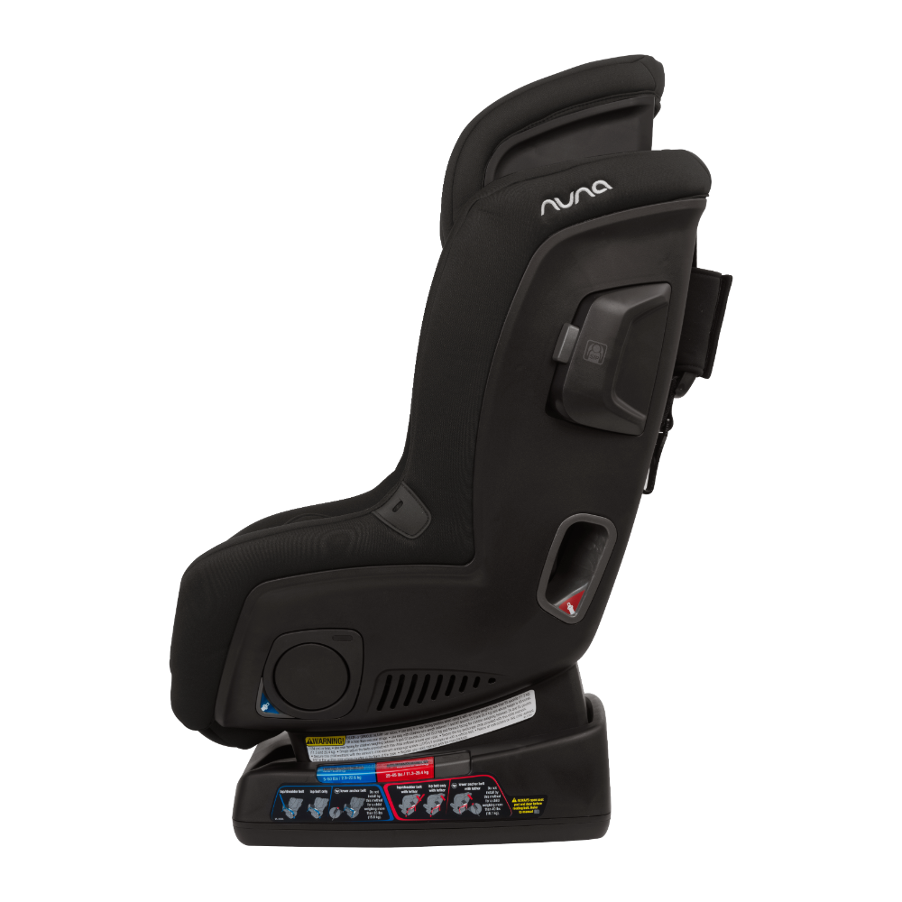 Nuna Rava Baby Car Seat-Convertible (Front & Rear Facing)-FAA Certified-10 Positions Recline-With Advanced Safety Technology-2 Years Warranty-For 0 to 7Y (Upto 30Kg) - Caviar