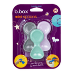 B.Box Mini Spoon Set - Easy Grip Handle & Compact for Lunchboxes - Pastel (Pack of 3)