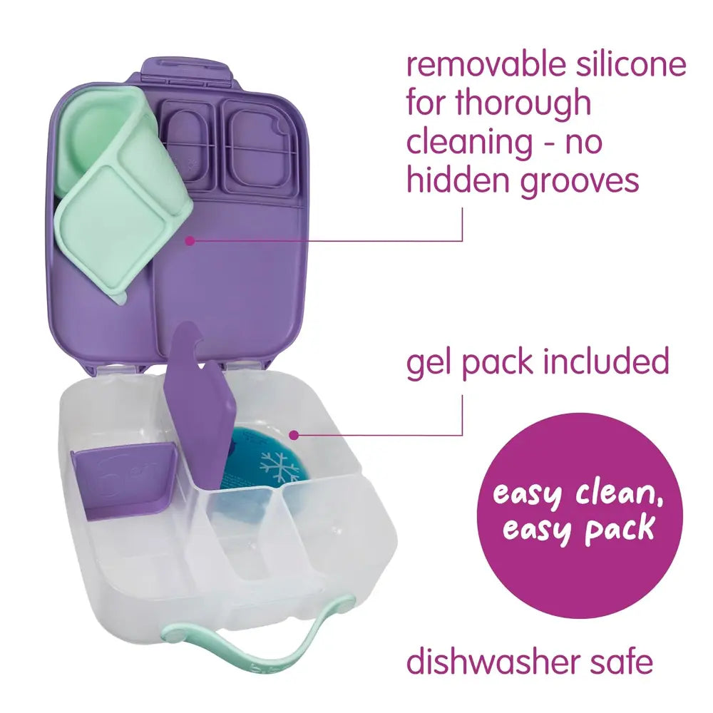 B.Box Leakproof Bento Style Big Lunchbox for Kids with 5 sections - ideal for School Lunch