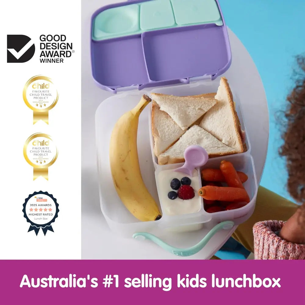 B.Box Leakproof Bento Style Big Lunchbox for Kids with 5 sections - ideal for School Lunch