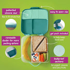 B.Box Leakproof Bento Style Big Lunchbox for Kids with 5 sections - ideal for School Lunch