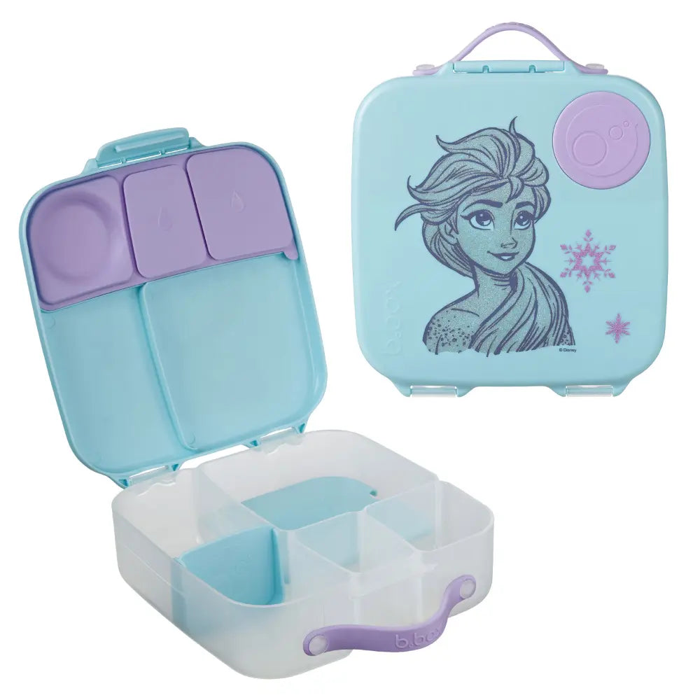 B.Box Kids Lunchbox – 2 Litre, Leak-Proof Bento Style with Gel Cooler Pack, Adjustable Divider & Whole Fruit Compartment – Multicolor