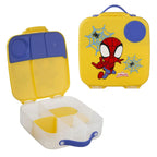 B.Box Kids Lunchbox – 2 Litre, Leak-Proof Bento Style with Gel Cooler Pack, Adjustable Divider & Whole Fruit Compartment – Multicolor