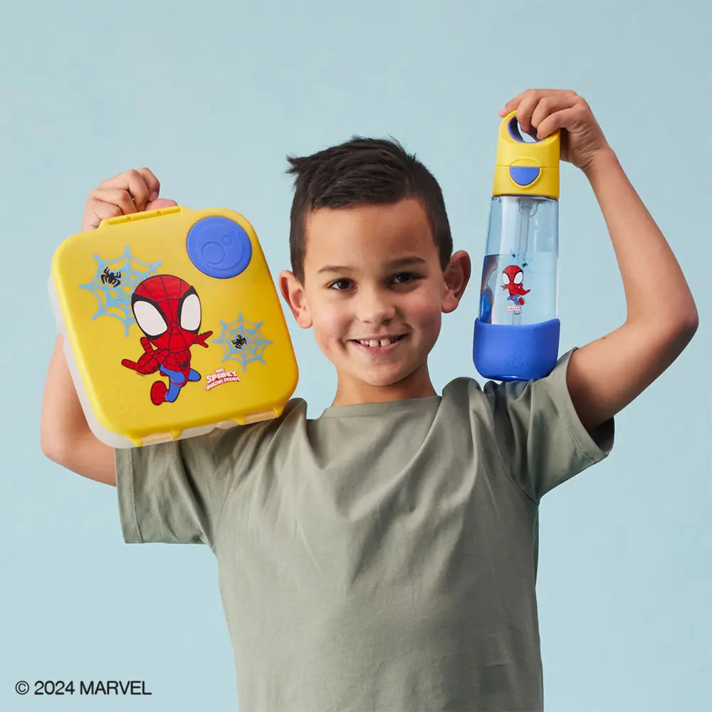 B.Box Kids Lunchbox – 2 Litre, Leak-Proof Bento Style with Gel Cooler Pack, Adjustable Divider & Whole Fruit Compartment – Multicolor