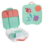 B.Box Kids Lunchbox – 2 Litre, Leak-Proof Bento Style with Gel Cooler Pack, Adjustable Divider & Whole Fruit Compartment – Multicolor