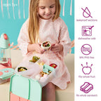 B.Box Kids Lunchbox – 2 Litre, Leak-Proof Bento Style with Gel Cooler Pack, Adjustable Divider & Whole Fruit Compartment – Multicolor