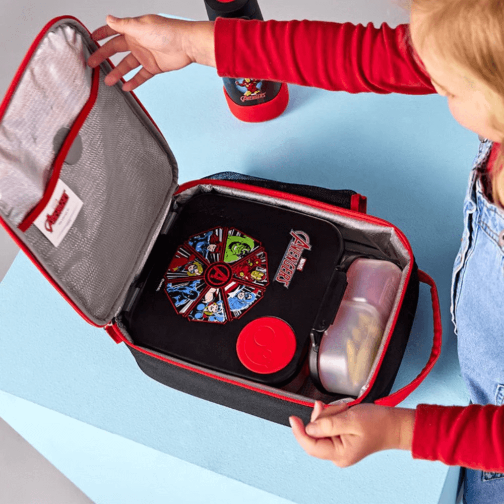 B.Box Kids Lunchbox – 2 Litre, Leak-Proof Bento Style with Gel Cooler Pack, Adjustable Divider & Whole Fruit Compartment – Multicolor