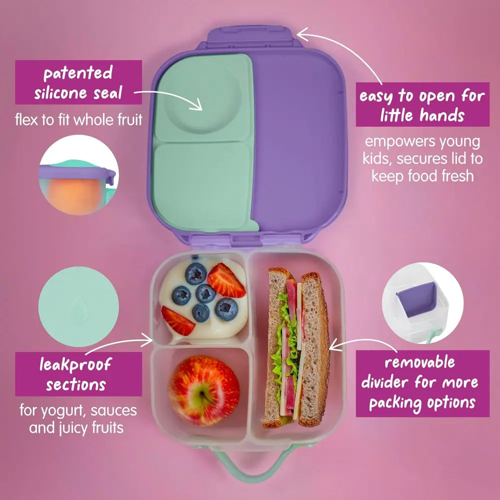 B.Box Leakproof Bento Style Mini Lunchbox for Kids- A Handy Option for Kids 1L Capacity