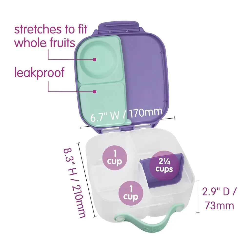 B.Box Leakproof Bento Style Mini Lunchbox for Kids- A Handy Option for Kids 1L Capacity