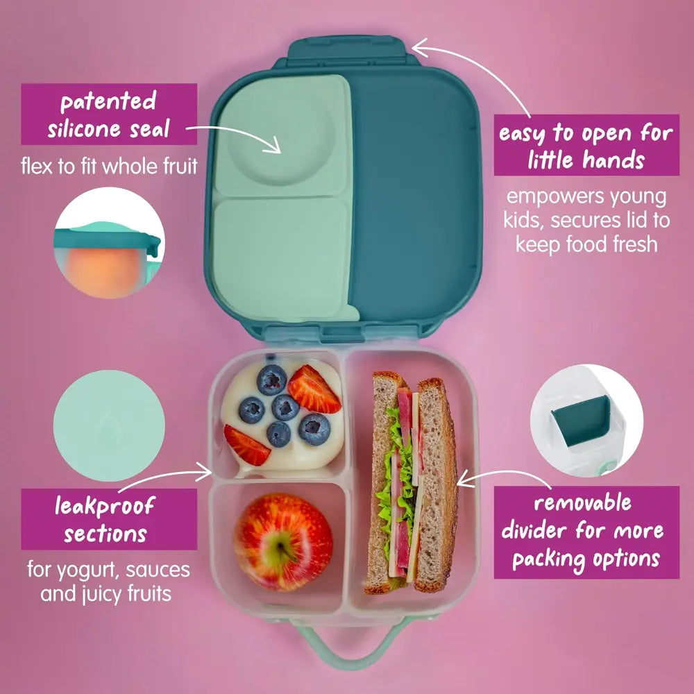 B.Box Leakproof Bento Style Mini Lunchbox for Kids- A Handy Option for Kids 1L Capacity