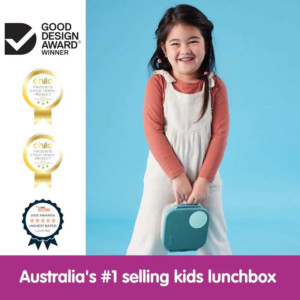 B.Box Leakproof Bento Style Mini Lunchbox for Kids- A Handy Option for Kids 1L Capacity
