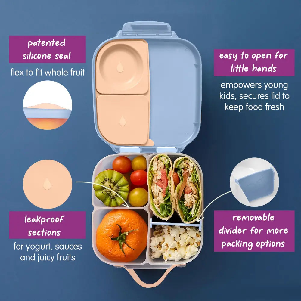 B.Box Leakproof Bento Style Mini Lunchbox for Kids- A Handy Option for Kids 1L Capacity