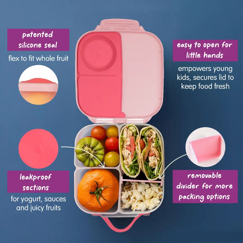 B.Box Leakproof Bento Style Mini Lunchbox for Kids- A Handy Option for Kids 1L Capacity