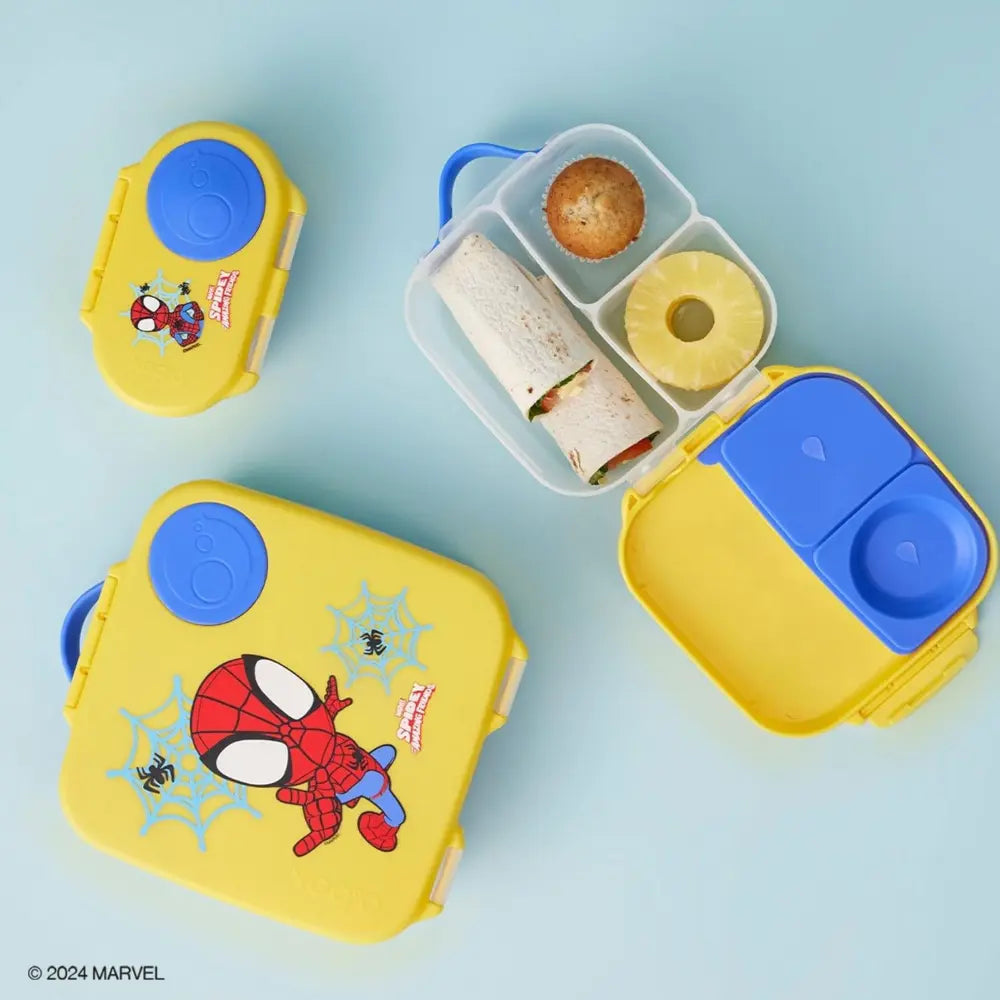 B.Box Mini Lunchbox for Kids – 1L Capacity, Adjustable Divider, Flexi Fruit Holder, BPA-Free – Multicolor