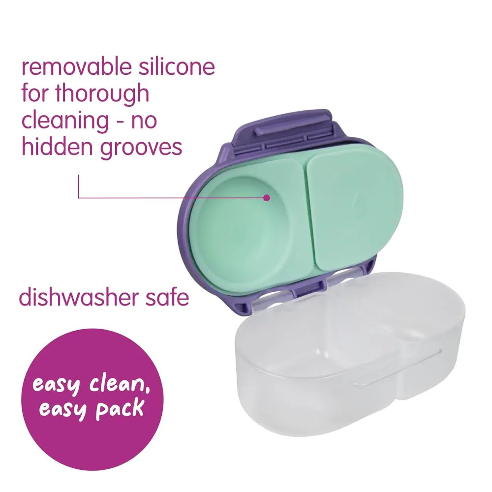 B.Box Leak Proof 2 sections Snackbox for Toddlers - Easy to Carry & BPA free