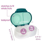 B.Box Leak Proof 2 sections Snackbox for Toddlers - Easy to Carry & BPA free