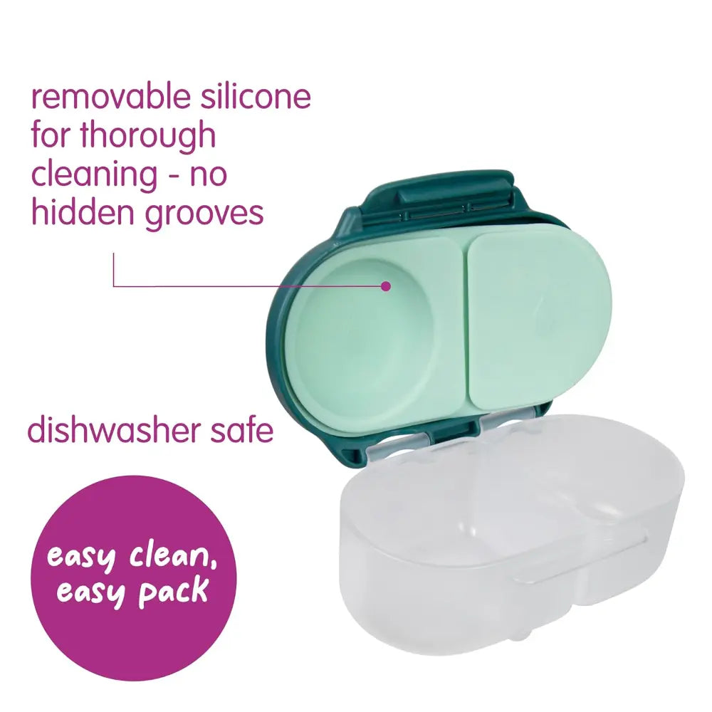 B.Box Leak Proof 2 sections Snackbox for Toddlers - Easy to Carry & BPA free