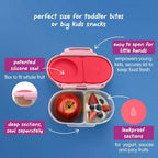 B.Box Leak Proof 2 sections Snackbox for Toddlers - Easy to Carry & BPA free