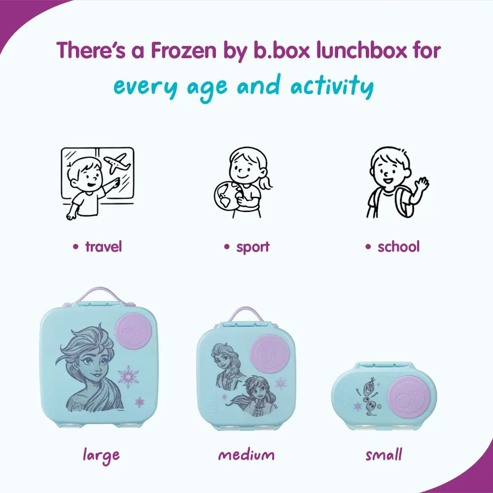 B.Box Snack Box for Kids – Leak-Proof container, 2 Compartments, BPA-Free, Easy to Open & Carry – Multicolour