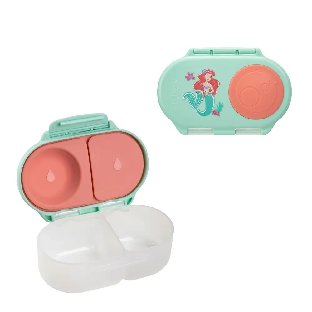 B.Box Snack Box for Kids – Leak-Proof container, 2 Compartments, BPA-Free, Easy to Open & Carry – Multicolour