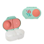 B.Box Snack Box for Kids – Leak-Proof container, 2 Compartments, BPA-Free, Easy to Open & Carry – Multicolour