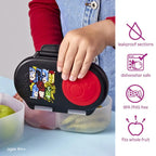 B.Box Snack Box for Kids – Leak-Proof container, 2 Compartments, BPA-Free, Easy to Open & Carry – Multicolour