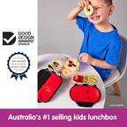 B.Box Snack Box for Kids – Leak-Proof container, 2 Compartments, BPA-Free, Easy to Open & Carry – Multicolour