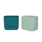 B.Box Silicone Snack Cups - Foldable & Multi-Use Cups for Lunchboxes (Pack of 2)