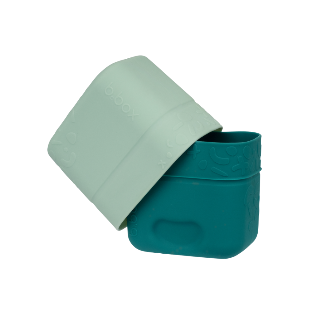 B.Box Silicone Snack Cups - Foldable & Multi-Use Cups for Lunchboxes (Pack of 2)