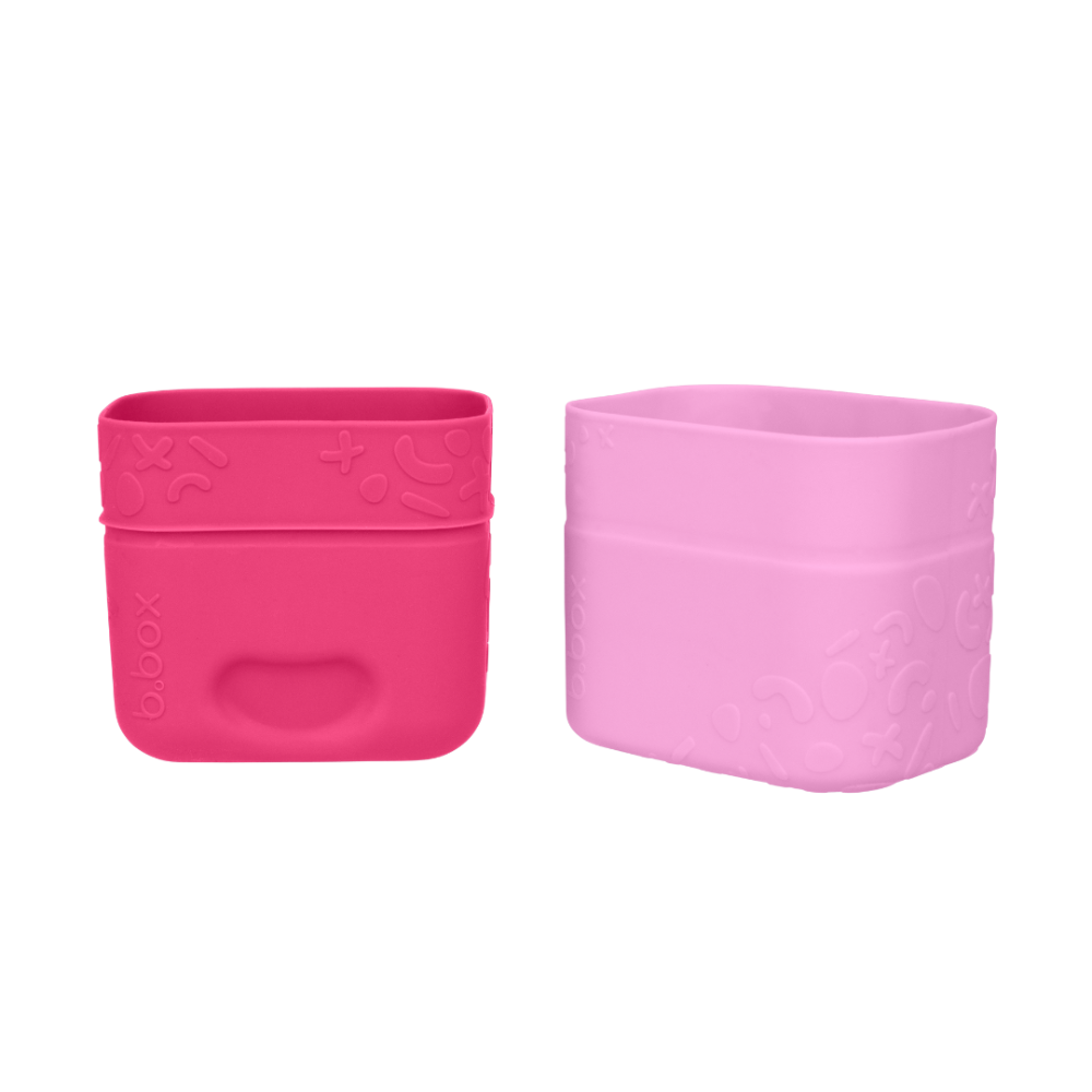 B.Box Silicone Snack Cups - Foldable & Multi-Use Cups for Lunchboxes (Pack of 2)