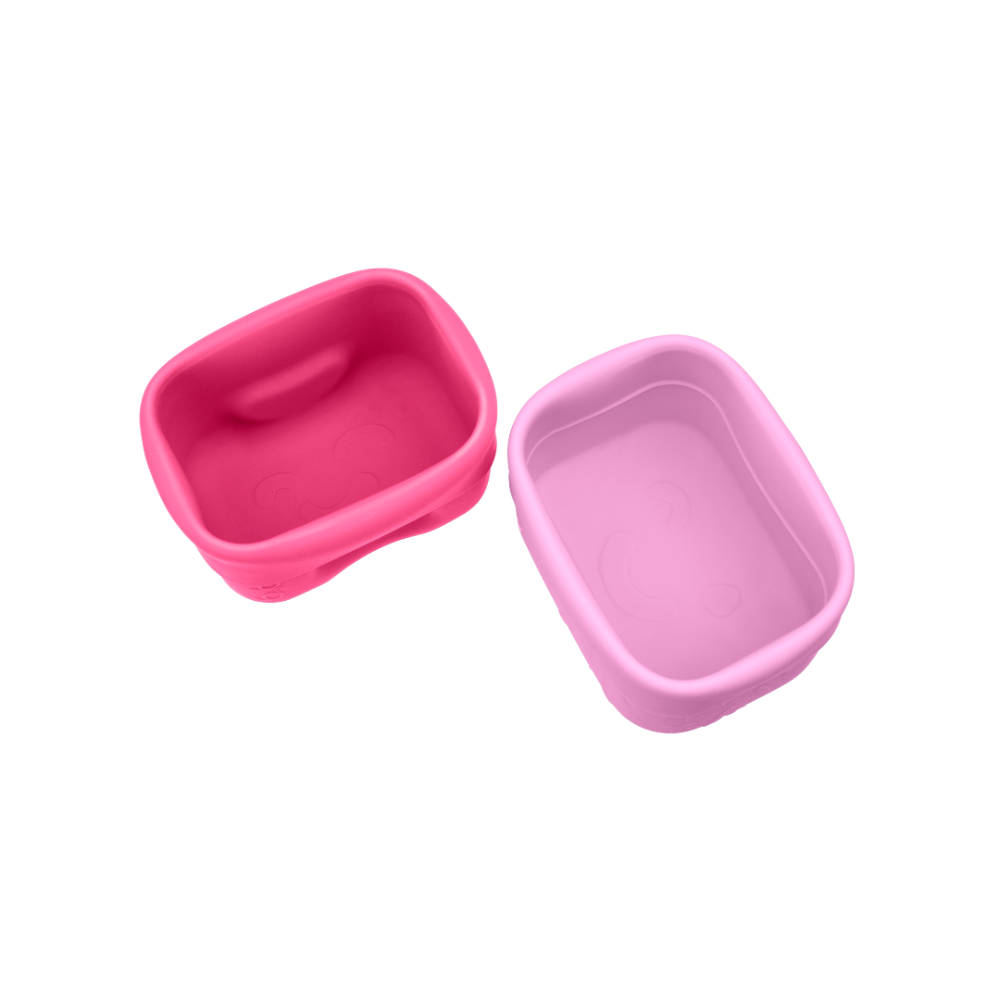 B.Box Silicone Snack Cups - Foldable & Multi-Use Cups for Lunchboxes (Pack of 2)