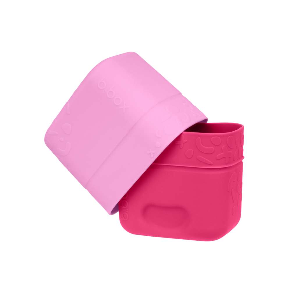 B.Box Silicone Snack Cups - Foldable & Multi-Use Cups for Lunchboxes (Pack of 2)