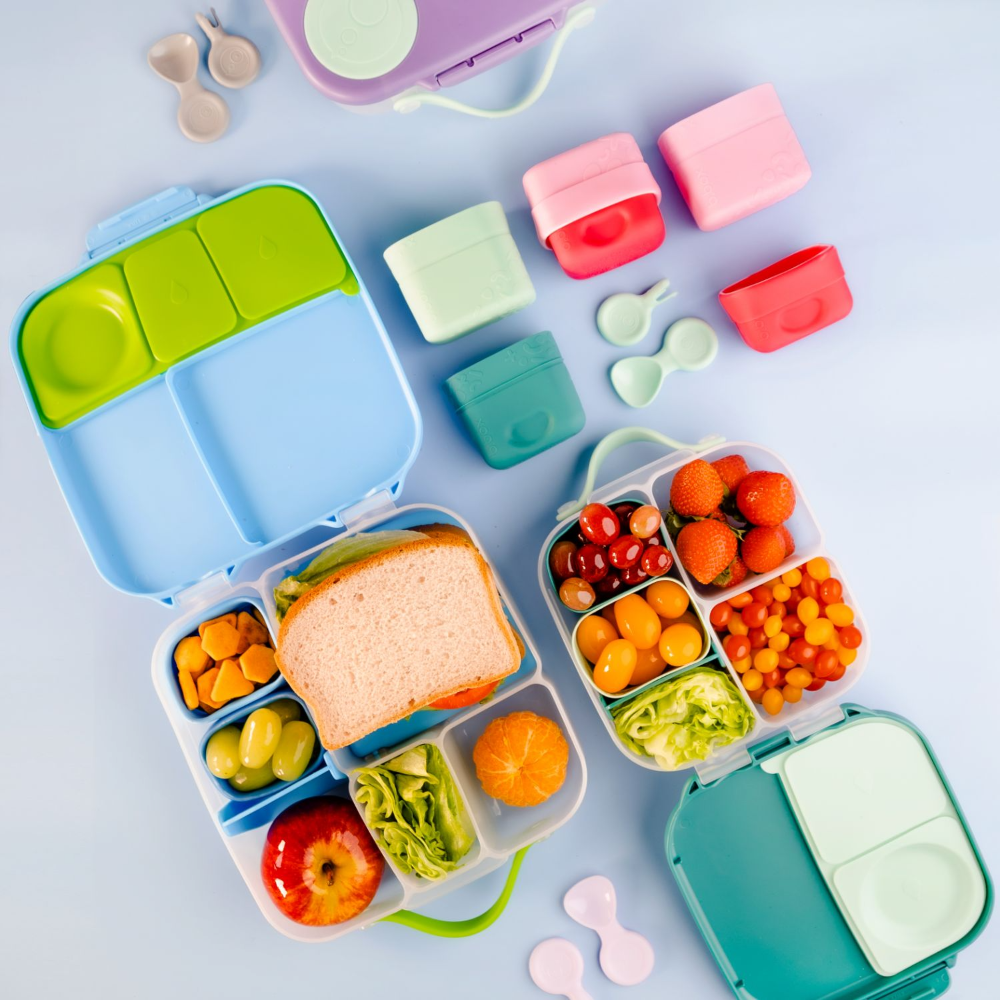 B.Box Silicone Snack Cups - Foldable & Multi-Use Cups for Lunchboxes (Pack of 2)