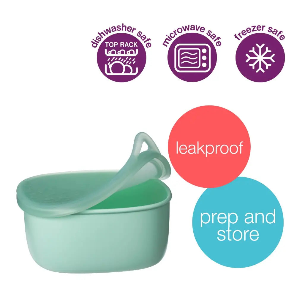 B.Box Lunch Tub – Fits Sandwich Compartment, Leak-Proof & Microwave Safe – Forest, 400 ml