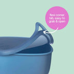 B.Box Lunch Tub – Fits Sandwich Compartment, Leak-Proof & Microwave Safe – Ocean, 400 ml
