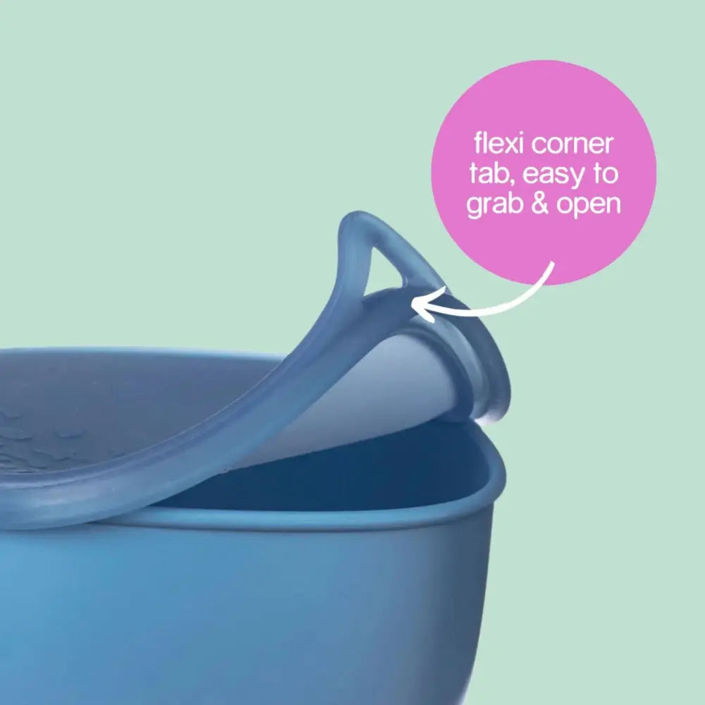 B.Box Lunch Tub – Fits Sandwich Compartment, Leak-Proof & Microwave Safe – Ocean, 400 ml