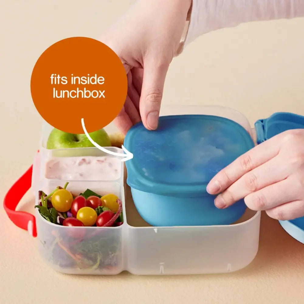 B.Box Lunch Tub – Fits Sandwich Compartment, Leak-Proof & Microwave Safe – Ocean, 400 ml