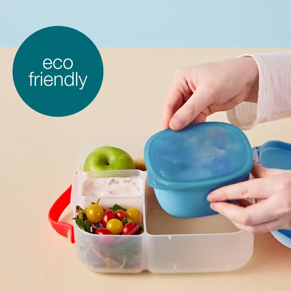 B.Box Lunch Tub – Fits Sandwich Compartment, Leak-Proof & Microwave Safe – Berry, 400 ml