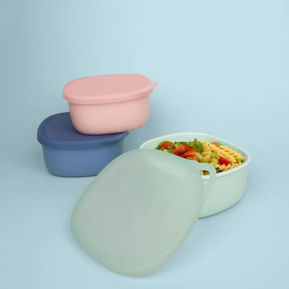 B.Box Lunch Tub – Fits Sandwich Compartment, Leak-Proof & Microwave Safe – Berry, 400 ml